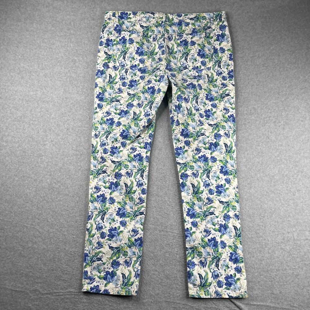 GH Bass CO Jeans Womens Floral Print Casual Size 16 - Picture 7 of 8